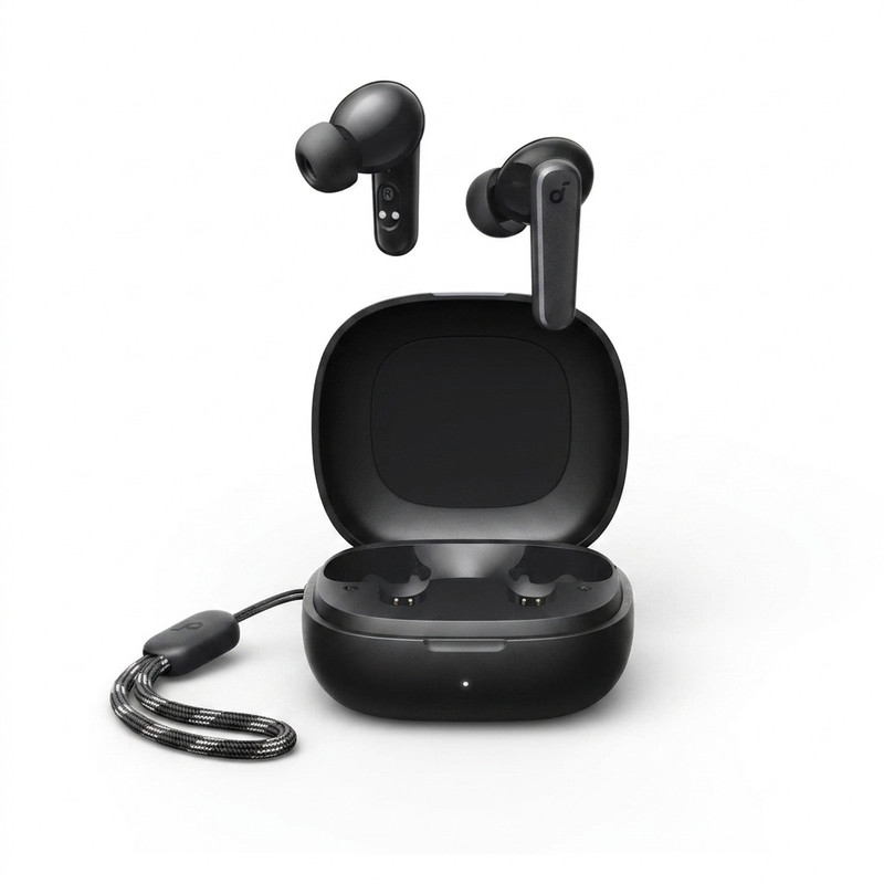 هدفون بلوتوثی انکر مدل Soundcore P25i با نویز کنسلینگ فعال (ANC)، درگاه شارژ USB Type-C، مقاوم در برابر رطوبت و عرق