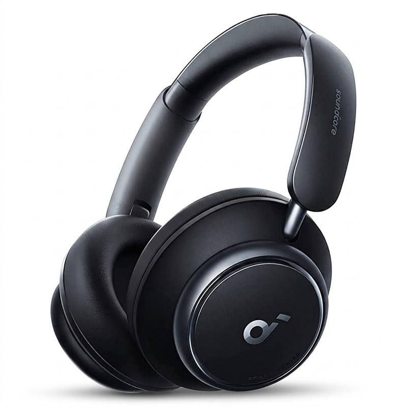 هدفون بلوتوثی برند انکر مدل Soundcore Space Q45 A3040 با نویز کنسلینگ فعال (ANC)، درگاه شارژ USB Type-C، پشتیبانی از شارژ سریع، دارای فناوری نویز کنسلینگ هوشمند سه‌حالته، مقاوم در برابر رطوبت و عرق