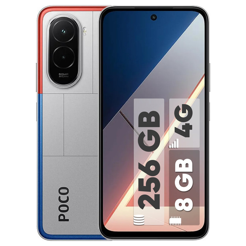 گوشی موبایل شیائومی مدل Poco M7 4G دو سیم کارت ظرفیت 256 گیگابایت و رم 8 گیگابایت - گلوبال